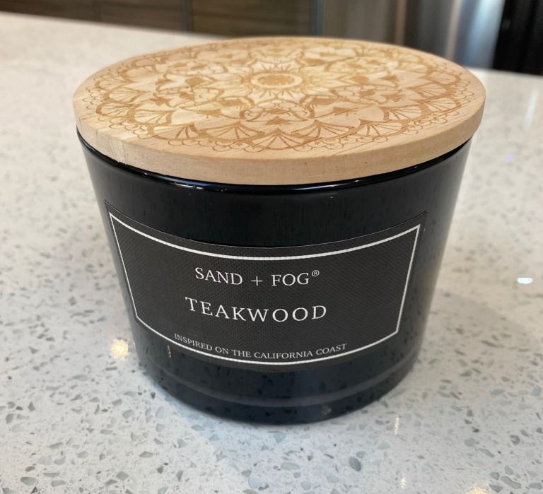 image for SAND AND FOG 2 WICK CANDLE TEAKWOOD 340GM