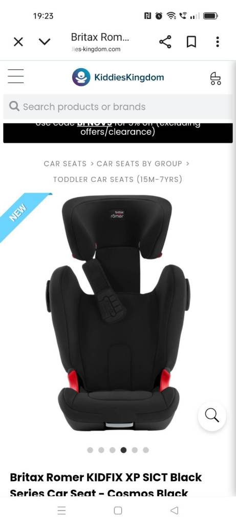 Birtax Romero car seat 