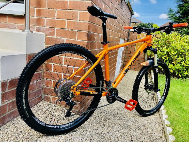 Orange clockwork Large frame MTB hard tail