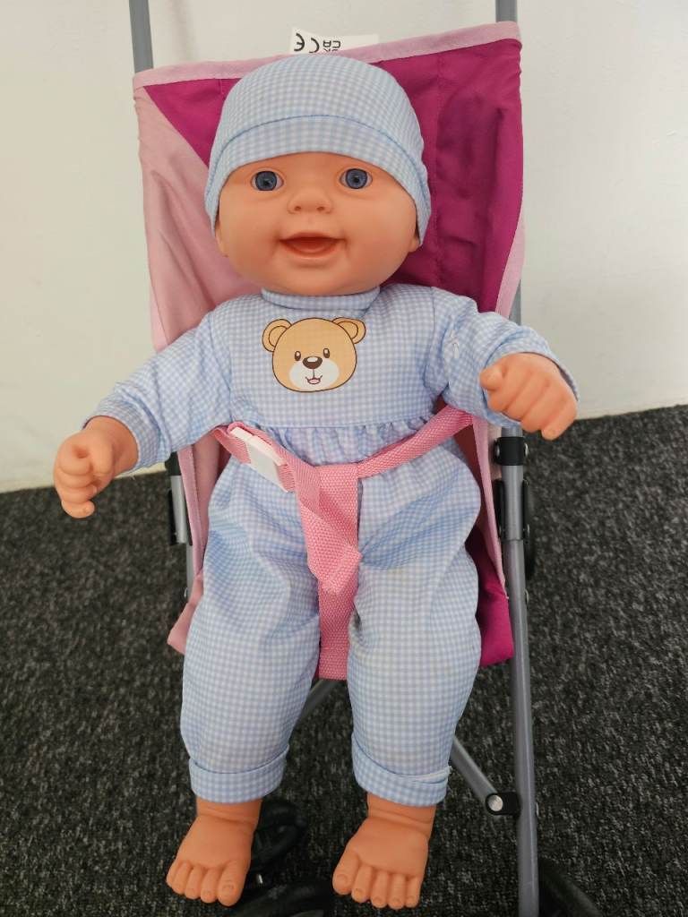 Silver Cross Dolls Pram / Pushchair – Pink, Good Condition