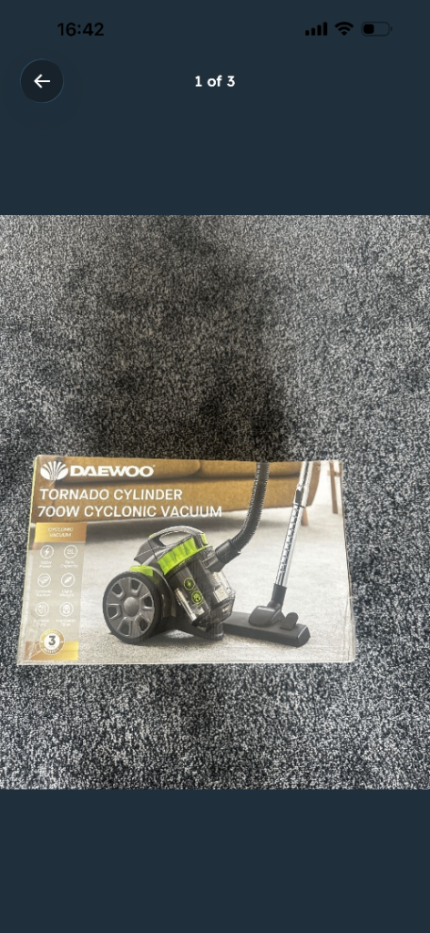 Daewoo Tornado Cyclonic Vacuum Cleaner
