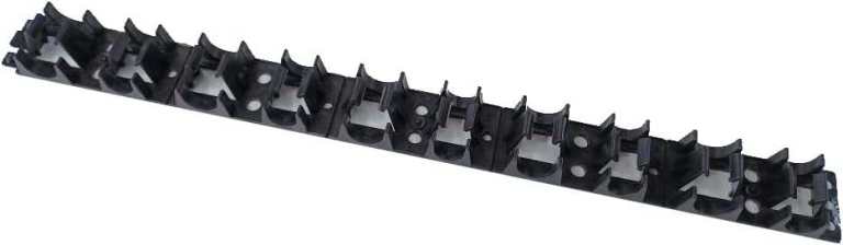 Wet underfloor heating pipe/clips