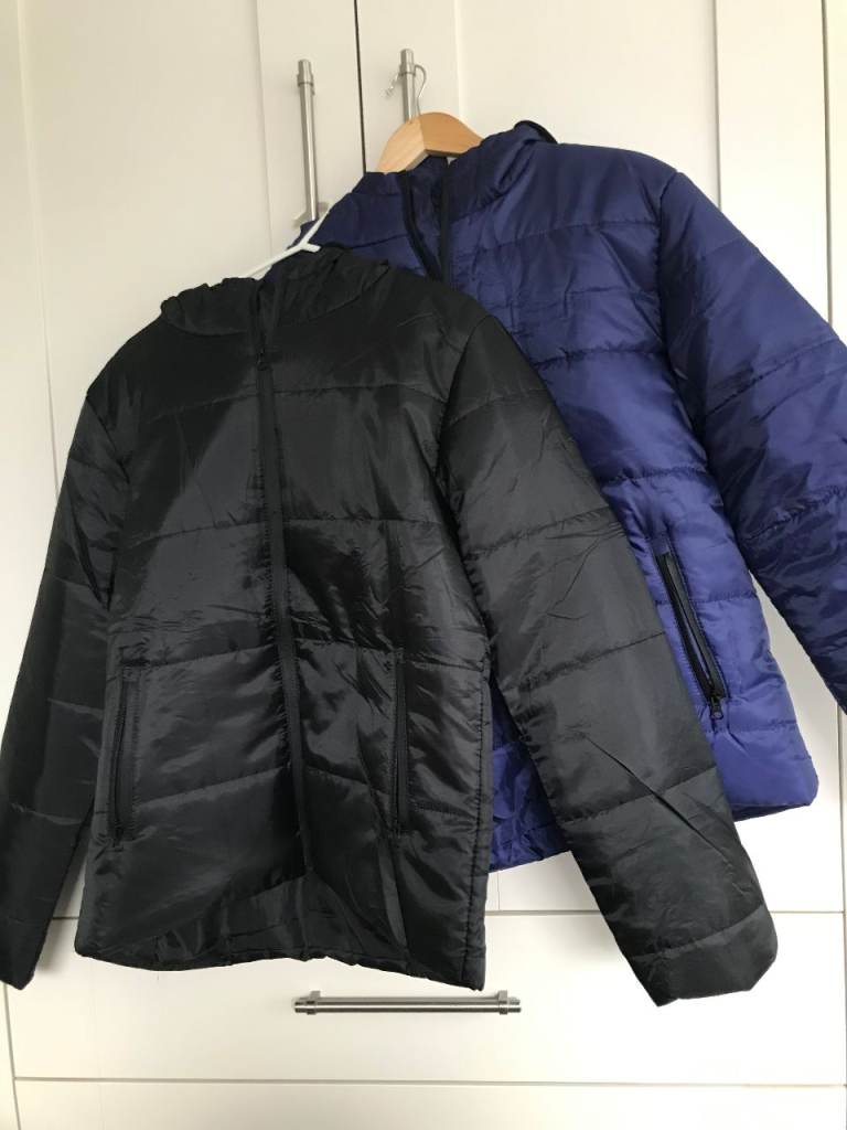 2 x brand new puffer jackets, never worn