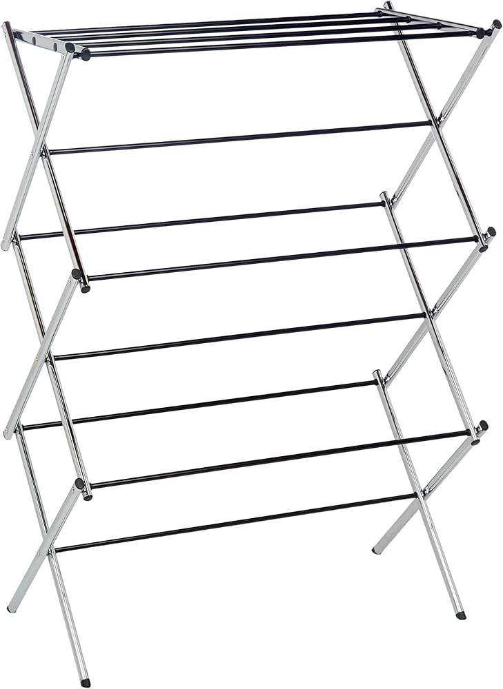 Amazon Basics Foldable Concertina Indoor Clothes Airer 74.9 x 36.8 x 106.2 cm 