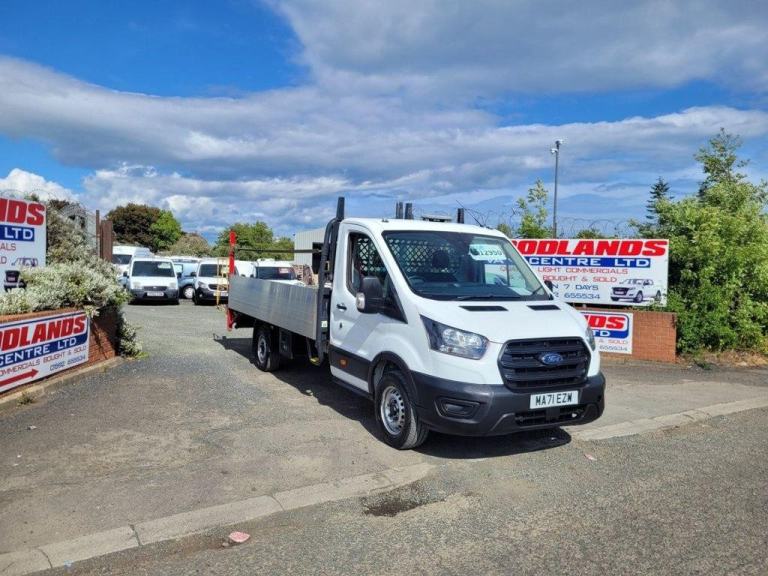  2021 ON 71 PLATE FORD TRANSIT 350 LEADER XLWB L4HI DROPSIDE WITH TAIL LIFT ULEZ