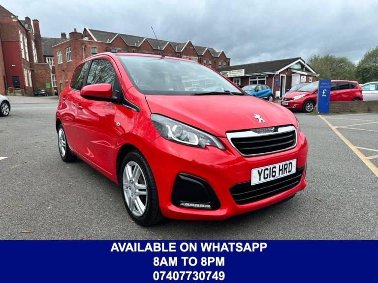 2016 Peugeot 108 1.0 Active Top Hatchback Petrol Manual