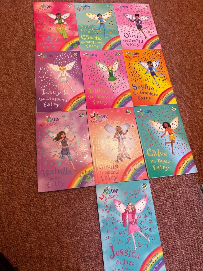 Set of ten Rainbow Magic Fairy Books