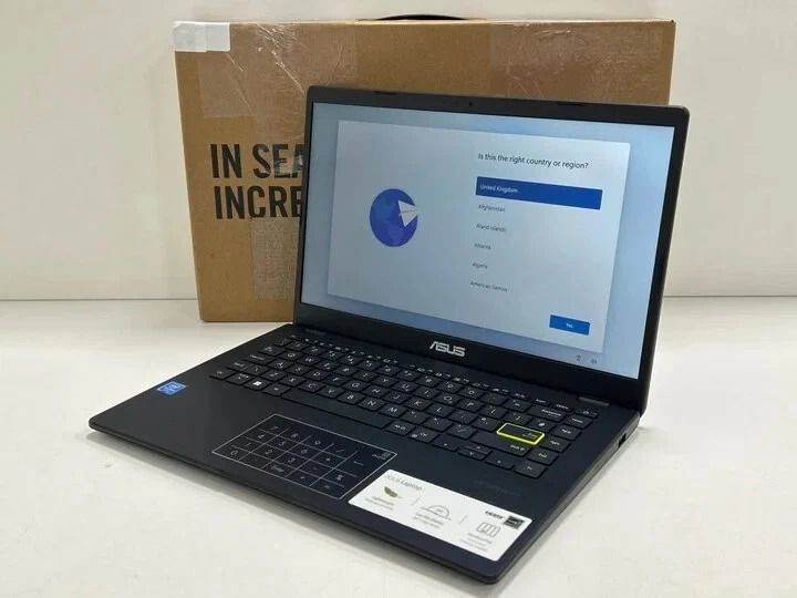 ASUS VivoBook Windows11 Laptop 64Gb SSD Full HD 14.1" WiFi 5GHz USB HDMI Office - COMES BOXED