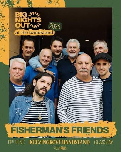3 Fisherman's Friends tickets Glasgow 