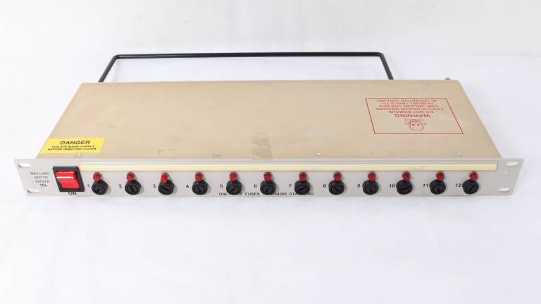 Bryant Broadcast 12-way I.E.C Mains Distribution Unit. NDU 112A. 10a. 1U Rackmount.