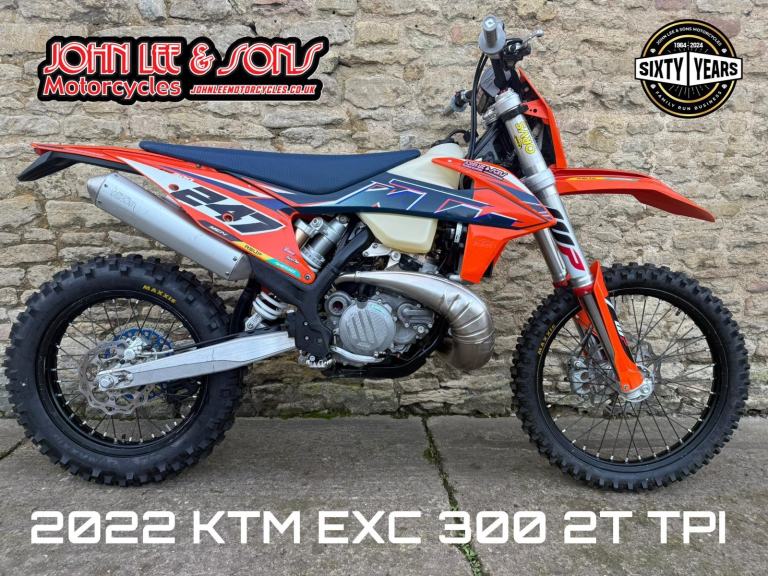 KTM EXC 300cc 2T TPI Enduro Bike, 2022 Model, Road Reg'd, Great Condition