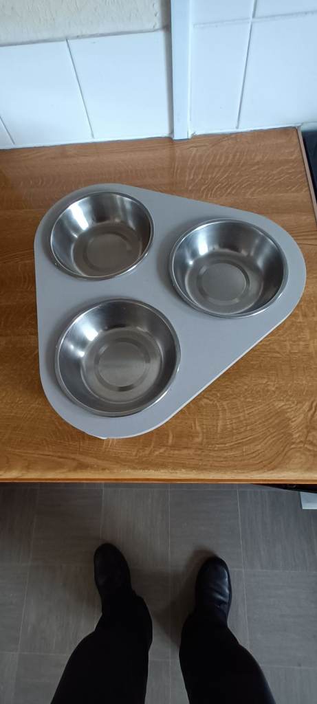 Cat feed station