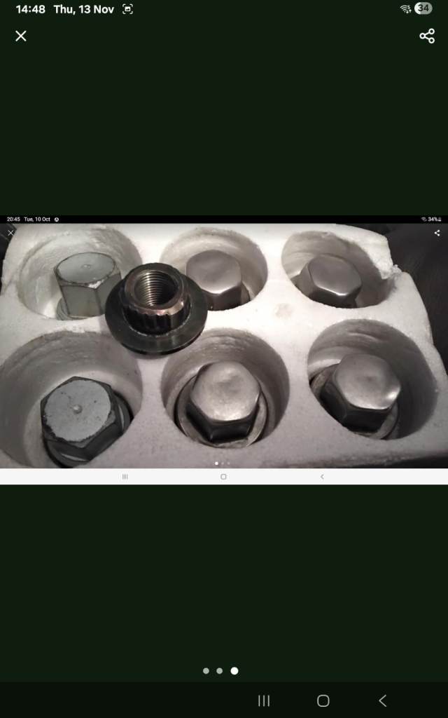 Land rover wheel nuts garage clear out find 