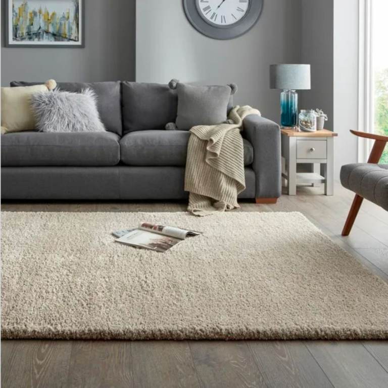 image for Dunelm Cosy Soft Shaggy Rug carpet