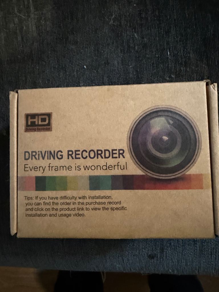HD Driving Recorder Dash Cam – New in Box