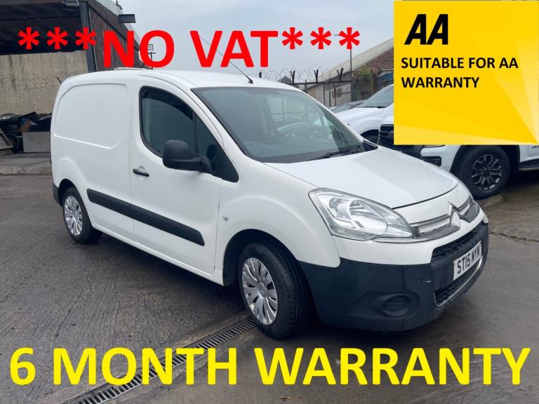 2015 Citroen Berlingo 1.6 HDi 625Kg LX 75ps PANEL VAN Diesel Manual