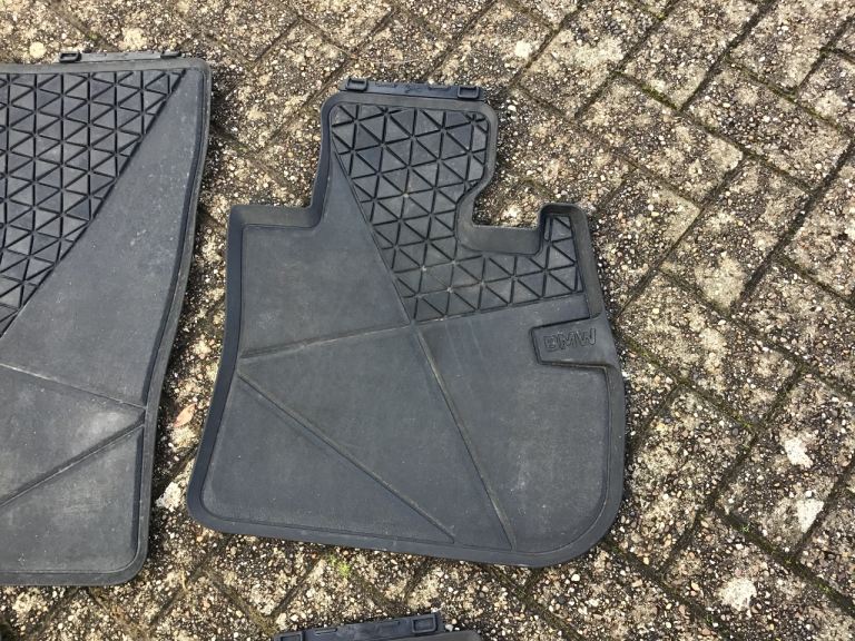 Genuine BMW front and rear rubber mats
