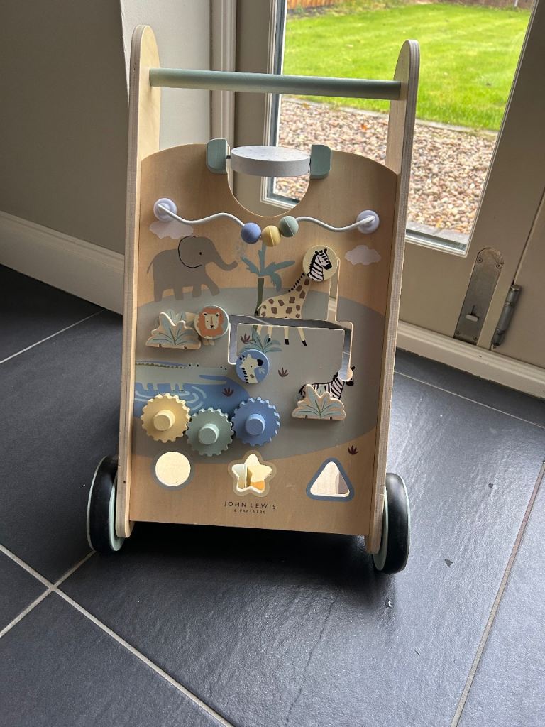 Wooden baby walker - John Lewis | in Corstorphine, Edinburgh | Gumtree