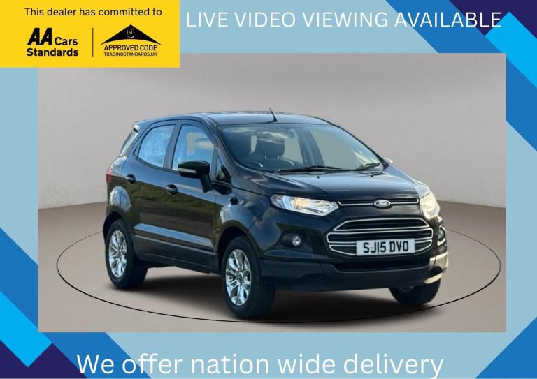  Ford Ecosport 1.0T EcoBoost Zetec 2WD Euro 6 (s/s) 5dr Petrol Manual