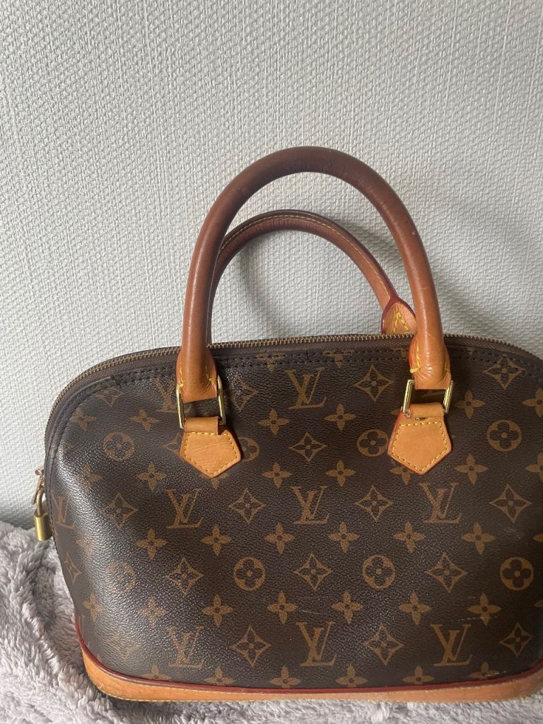 Louis Vuitton Alma Monogram Handbag – Fair Condition