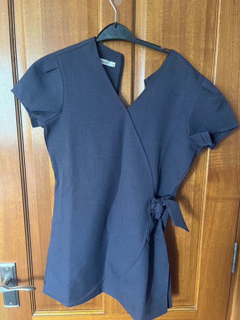 2 navy blue tunics 