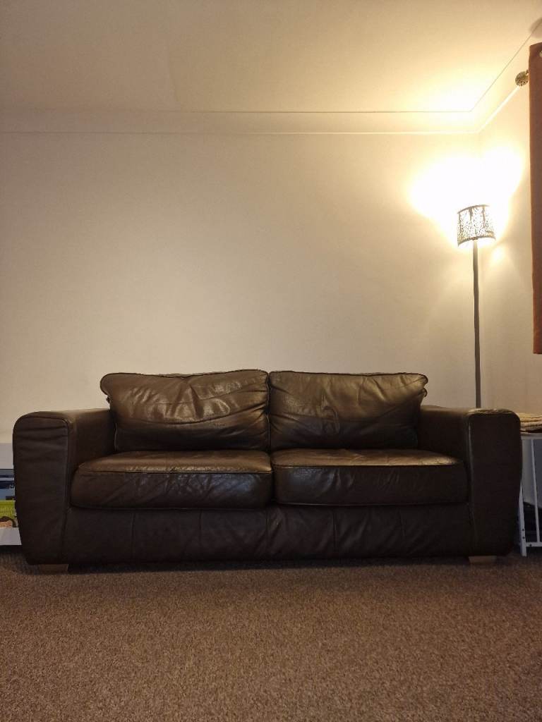 Leather sofa