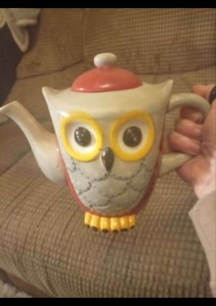 Collectable Ceramic Owl Teapot