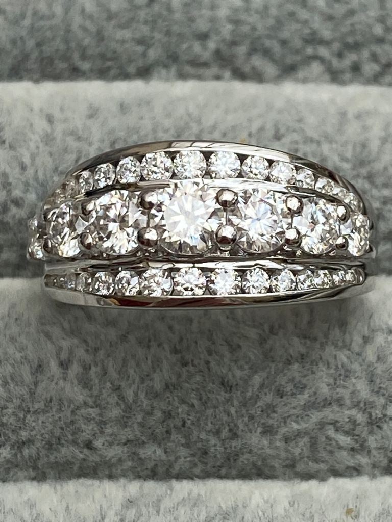 New Moissanite ring