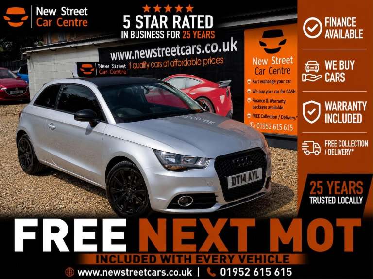 2014 Audi A1 1.4 TFSI Sport Euro 5 (s/s) 3dr HATCHBACK Petrol Manual