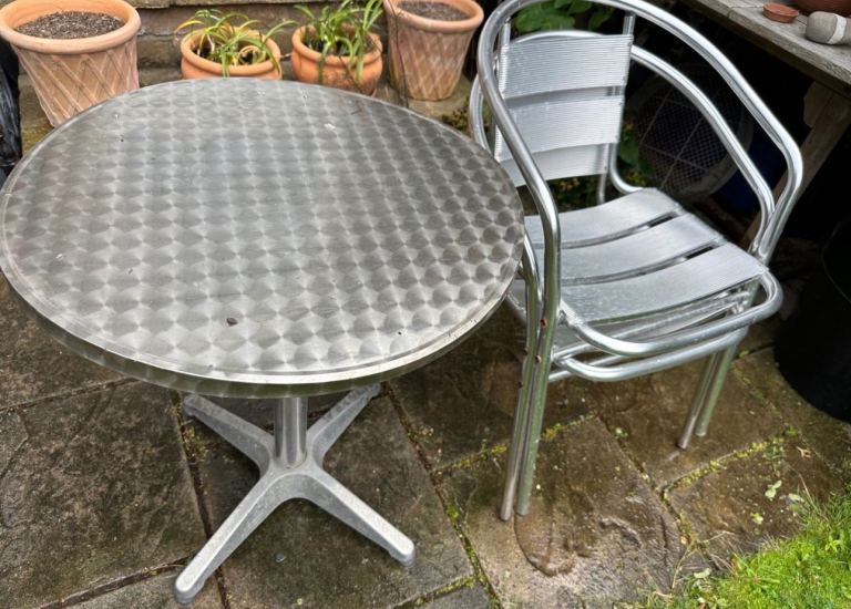 Garden chairs and table