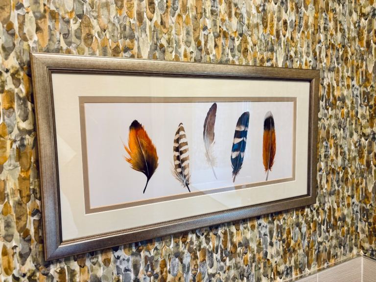 Four individual pictures wallhangings