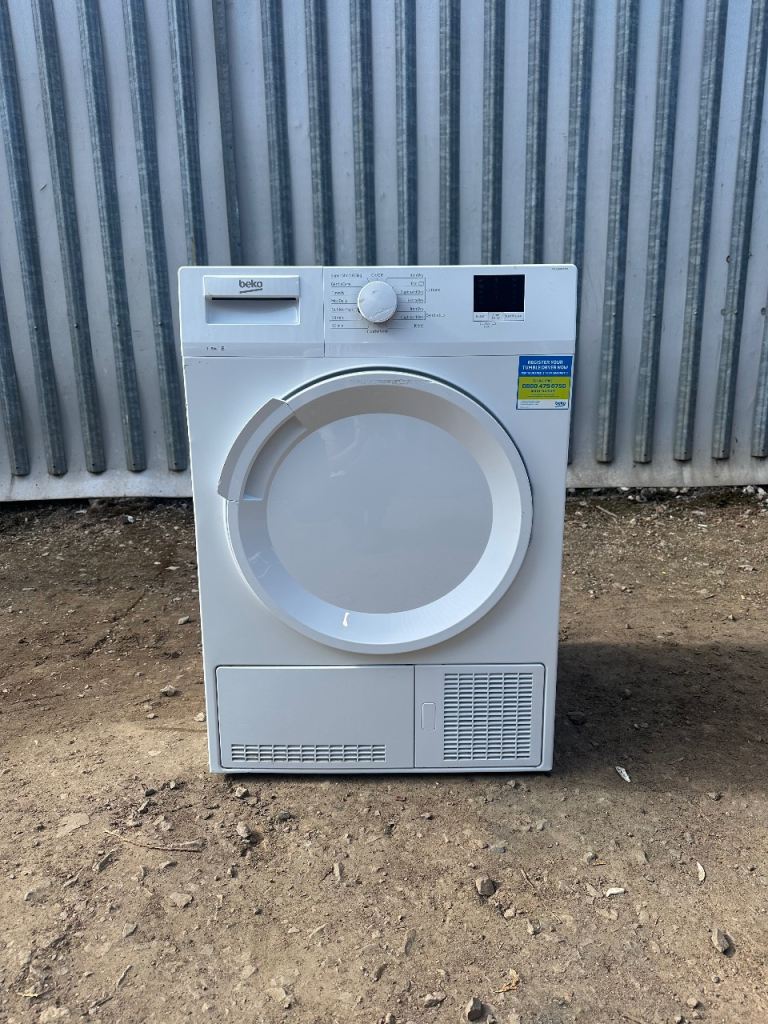 8KG Condenser Tumble Dryer Whitw BEKO Appliance Warehouse Newport