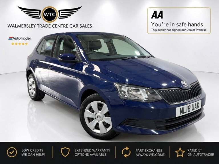 2018 Skoda Fabia 1.0 MPI 60 S 5dr HATCHBACK PETROL Manual