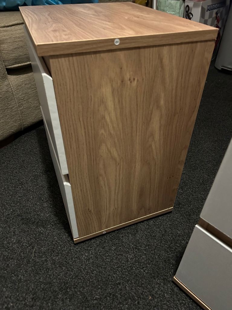 X2 Double Drawer Bedside Units