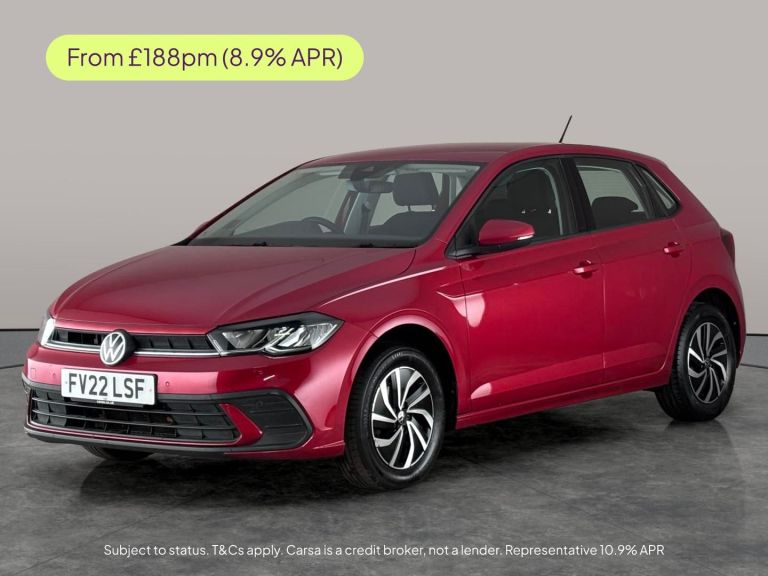 2022 Volkswagen Polo 1.0 TSI Life 5dr HATCHBACK PETROL Manual