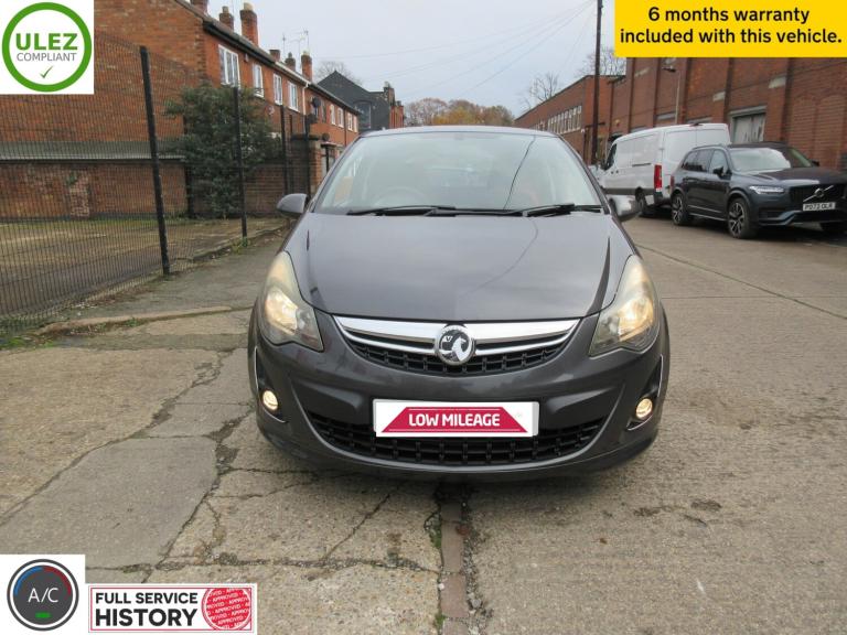 2012 Vauxhall Corsa 1.4 SRi 3dr [AC] LOW MILES HATCHBACK Petrol Manual