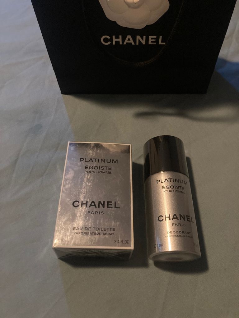 image for Chanel Platinum Egoiste Eau De Toilette & Deodorant Spray (RRP £133.20)