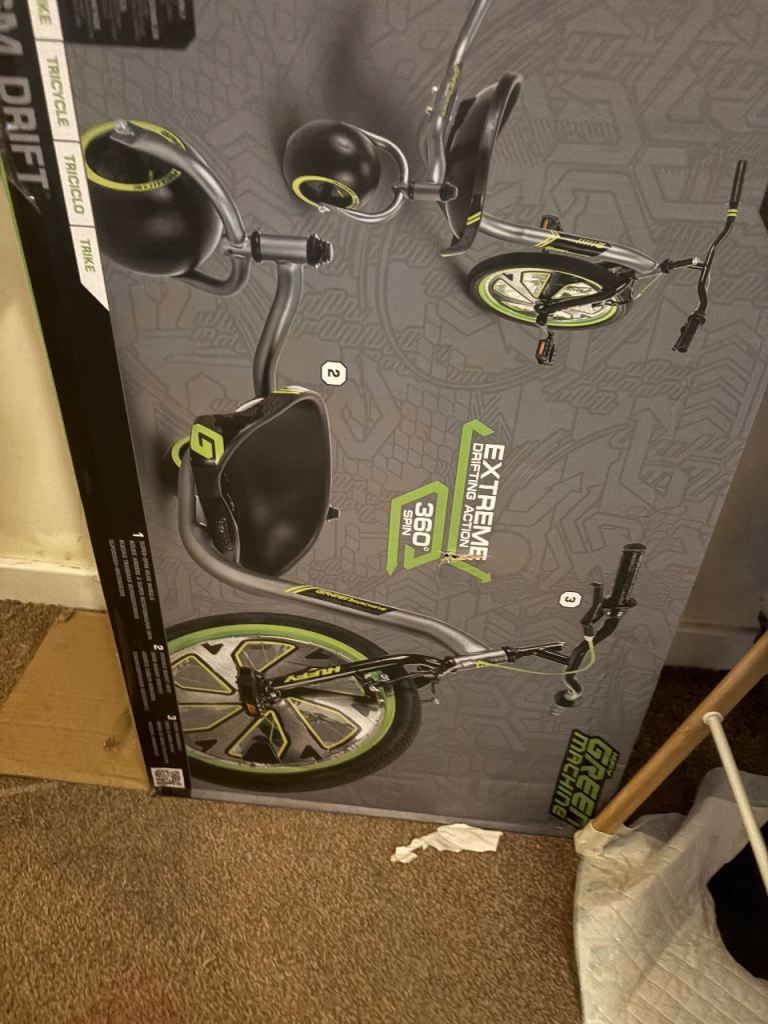 Huffy Green Machine Drift Trike