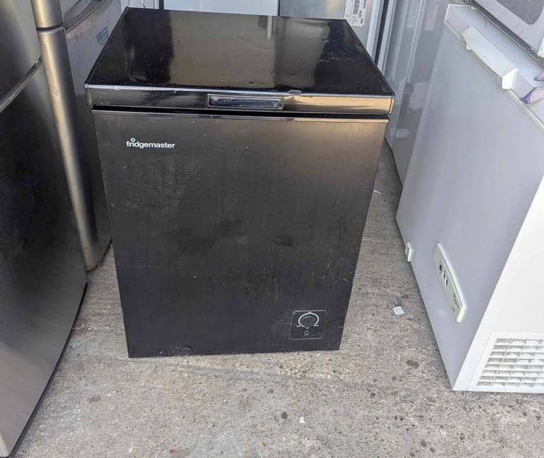 Fridgemaster Chest Freezer – Black – Used – Fully Working – FREE Fast Delivery – £110