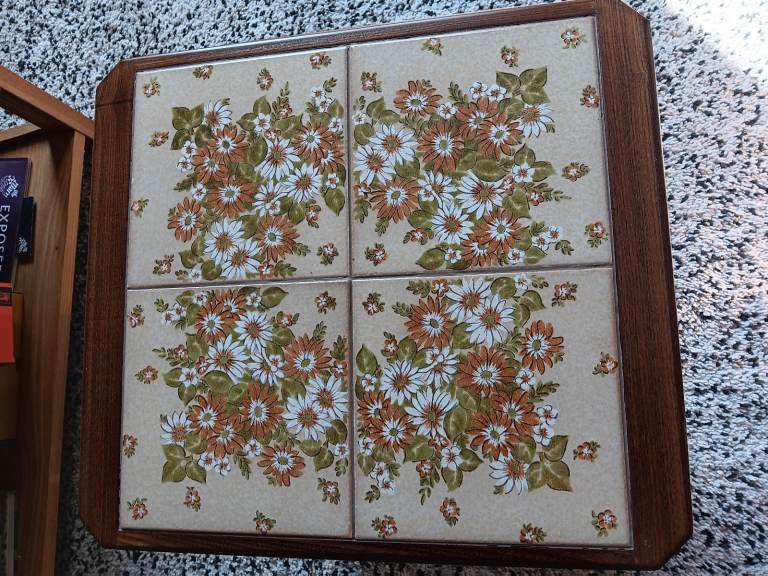 image for Set of three G-plan tile top coffee tables