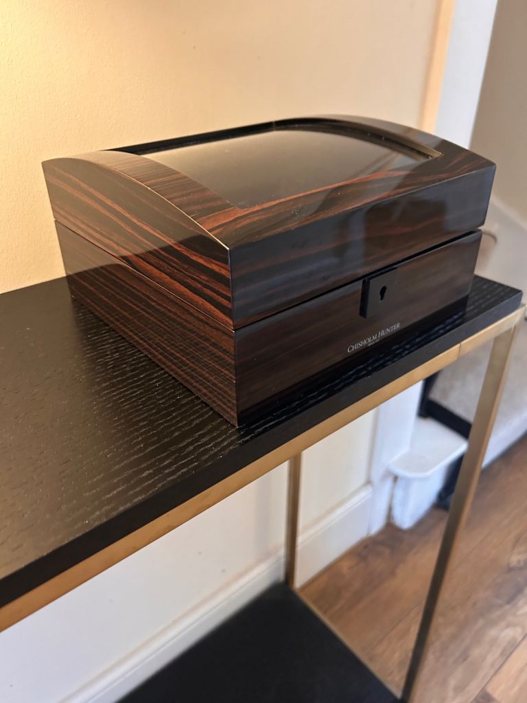 Chisholm Hunter Luxury 6-Piece Watch Box – Excellent Condition