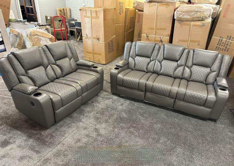 >>🚛Luxury Roma Recliner Sofa 3+2 + Corner ❤️Best Price❤️15% OFF😘Cash On Delivery🚛