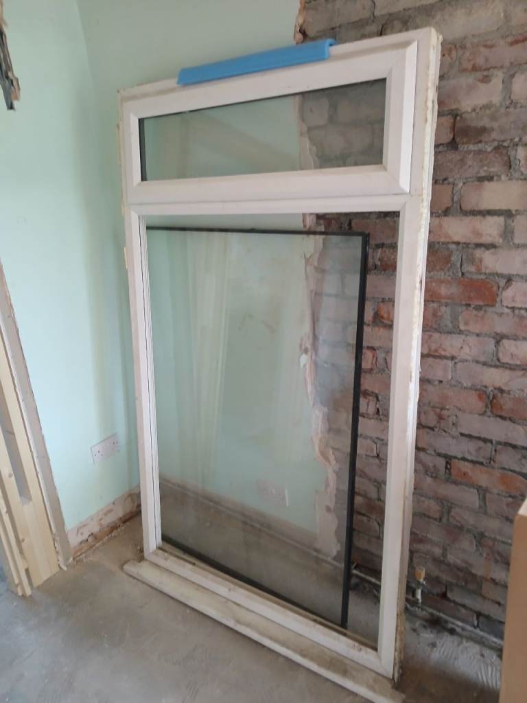 Large white UPVC Window 
