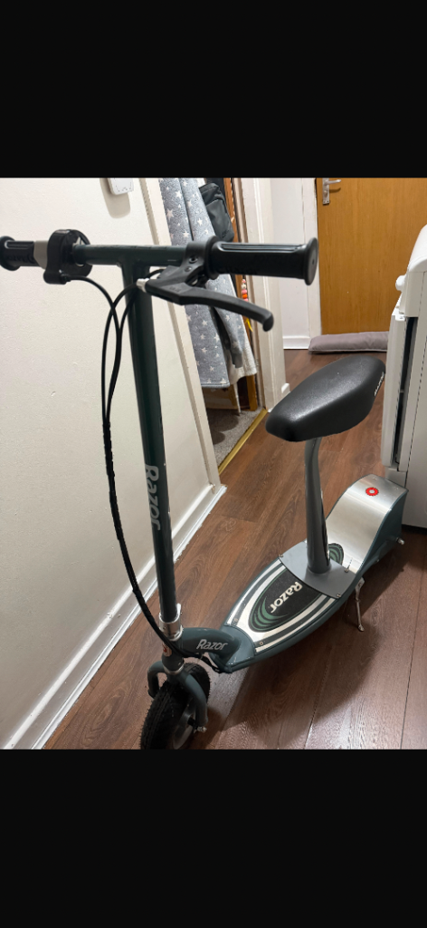 Razor Electric Scooter with Seat – Grey, Good Condition