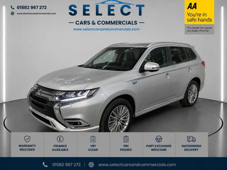 2019 Mitsubishi Outlander 2.4 Outlander 4h PHEV CVT 4WD 5dr SUV Hybrid Automatic