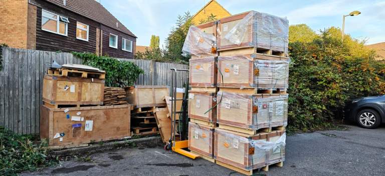 Wooden Crates and Pallets – Good Condition