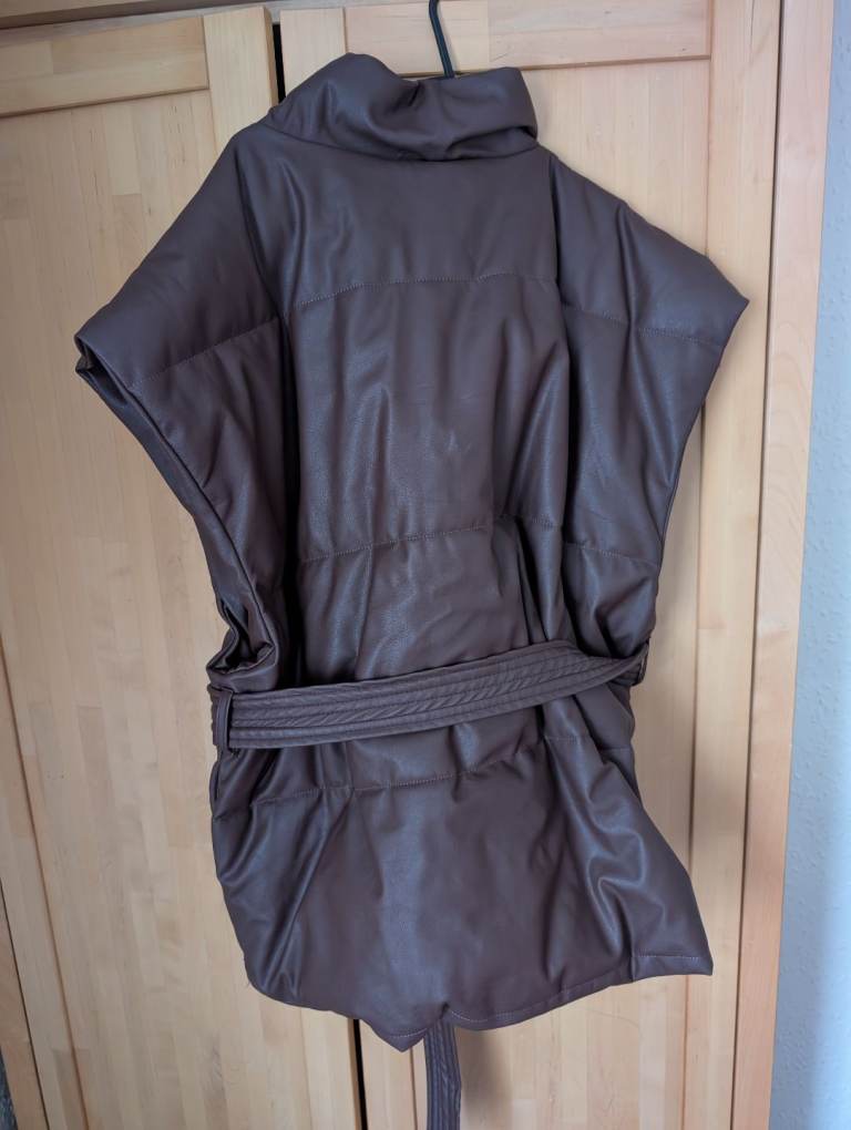 Boohoo Women Leather Gilet 