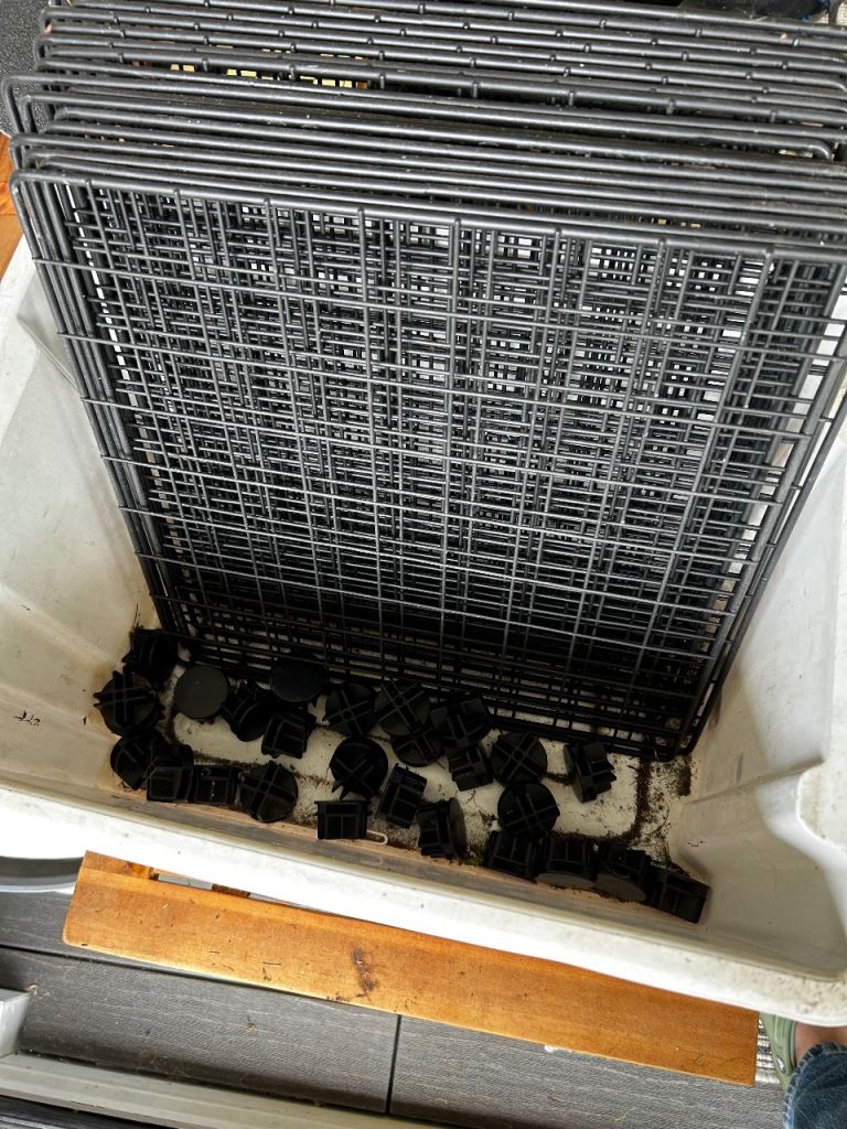 Guinea pig C&C Cage pieces black
