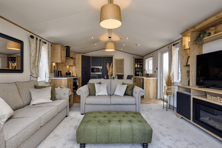 Spacious (43ft x 14.5ft) Brand New 2-Bed Holiday Home | Abbots Salford Holiday Park