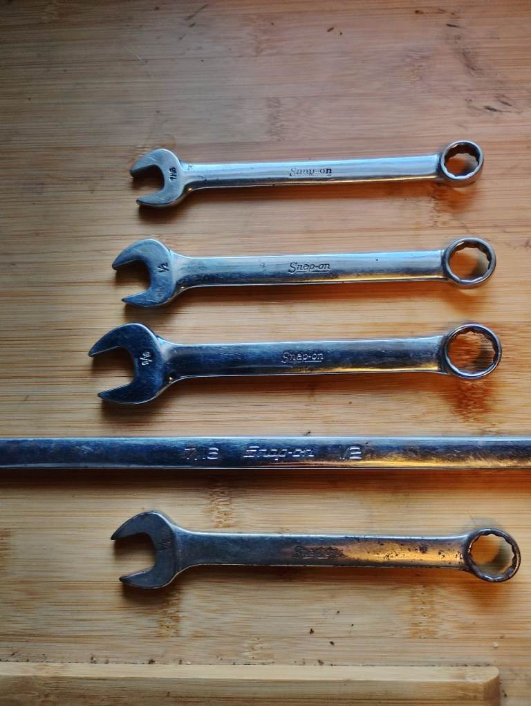 Job lot of snap on spanners various sizes see pics £35 Ono 